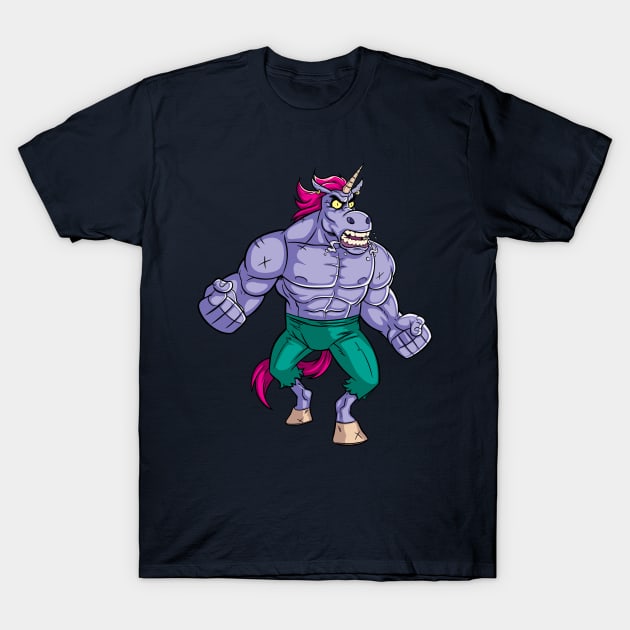 Unicorn Rage 2 T-Shirt by Malchev